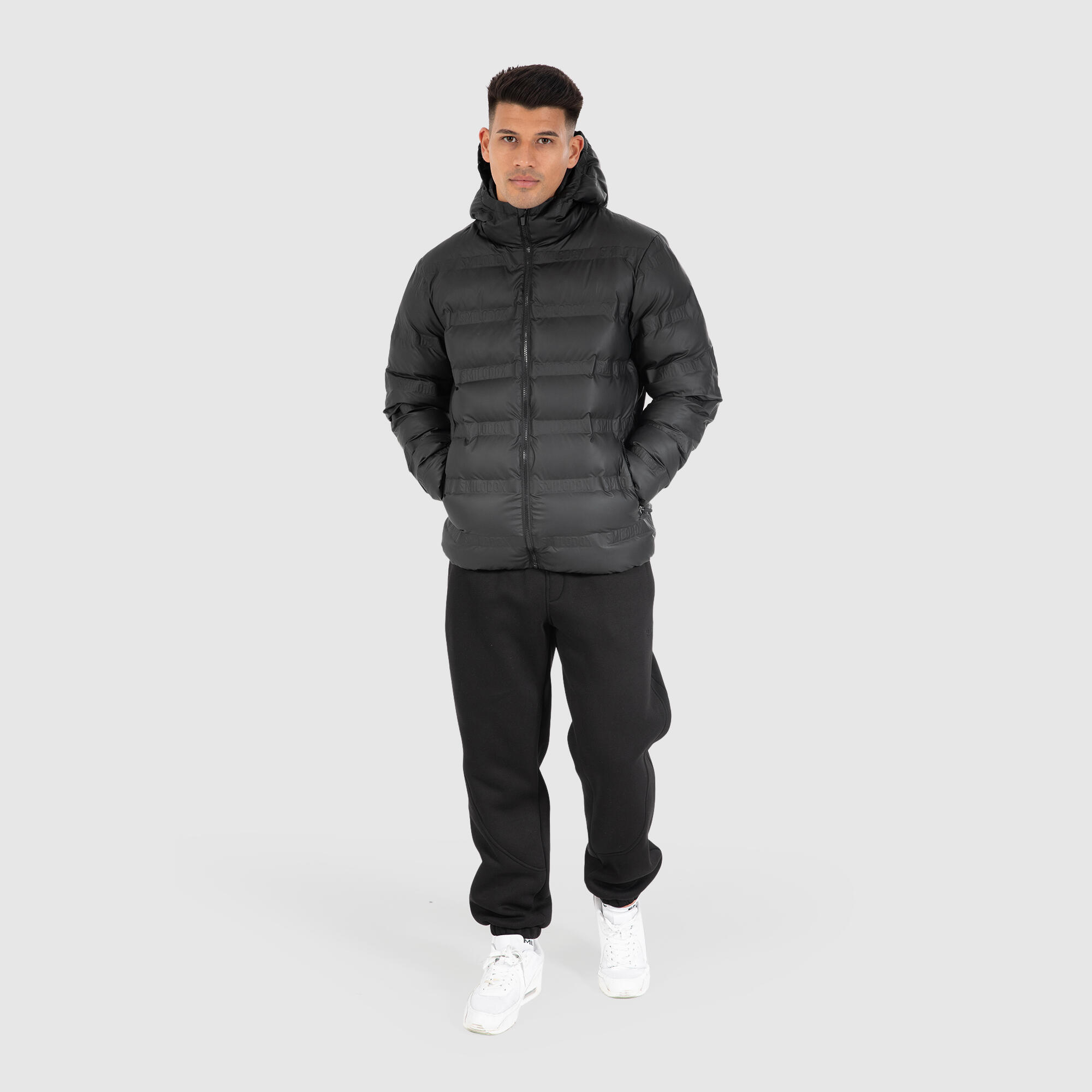 Herren Winterjacke Levi Schwarz 3/6