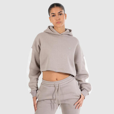 Damen Crop Hoodie Amaya Hellblau