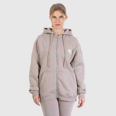 Damen Zip Hoodie Amora Hellblau