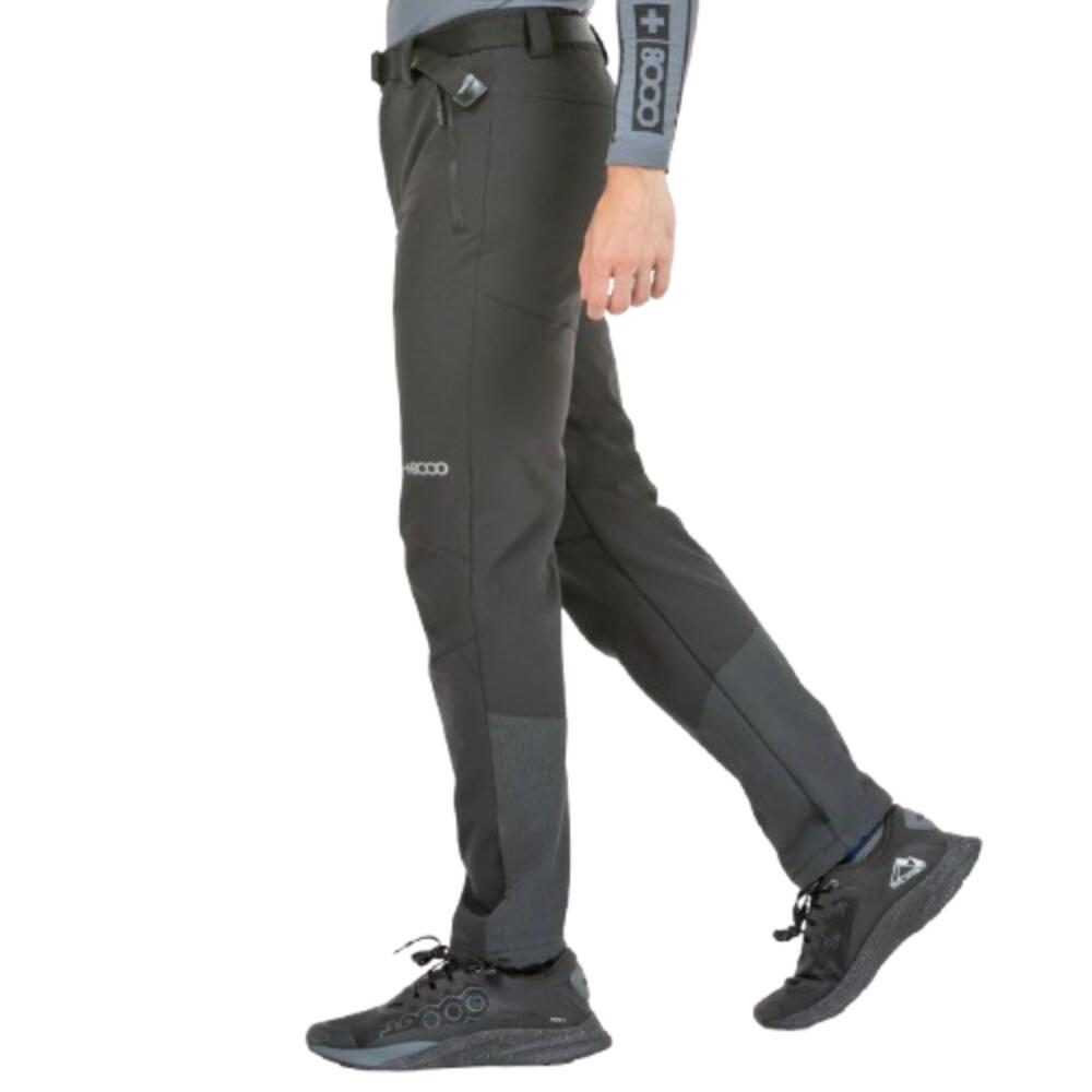 Pantalón Trekking Hombre +8000 TRUENO. Negro 2/4