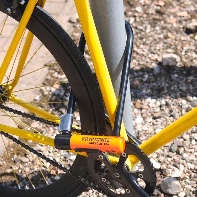 Kryptonite Evolution Long Shackle U-Lock with Flexframe bracket 5/5