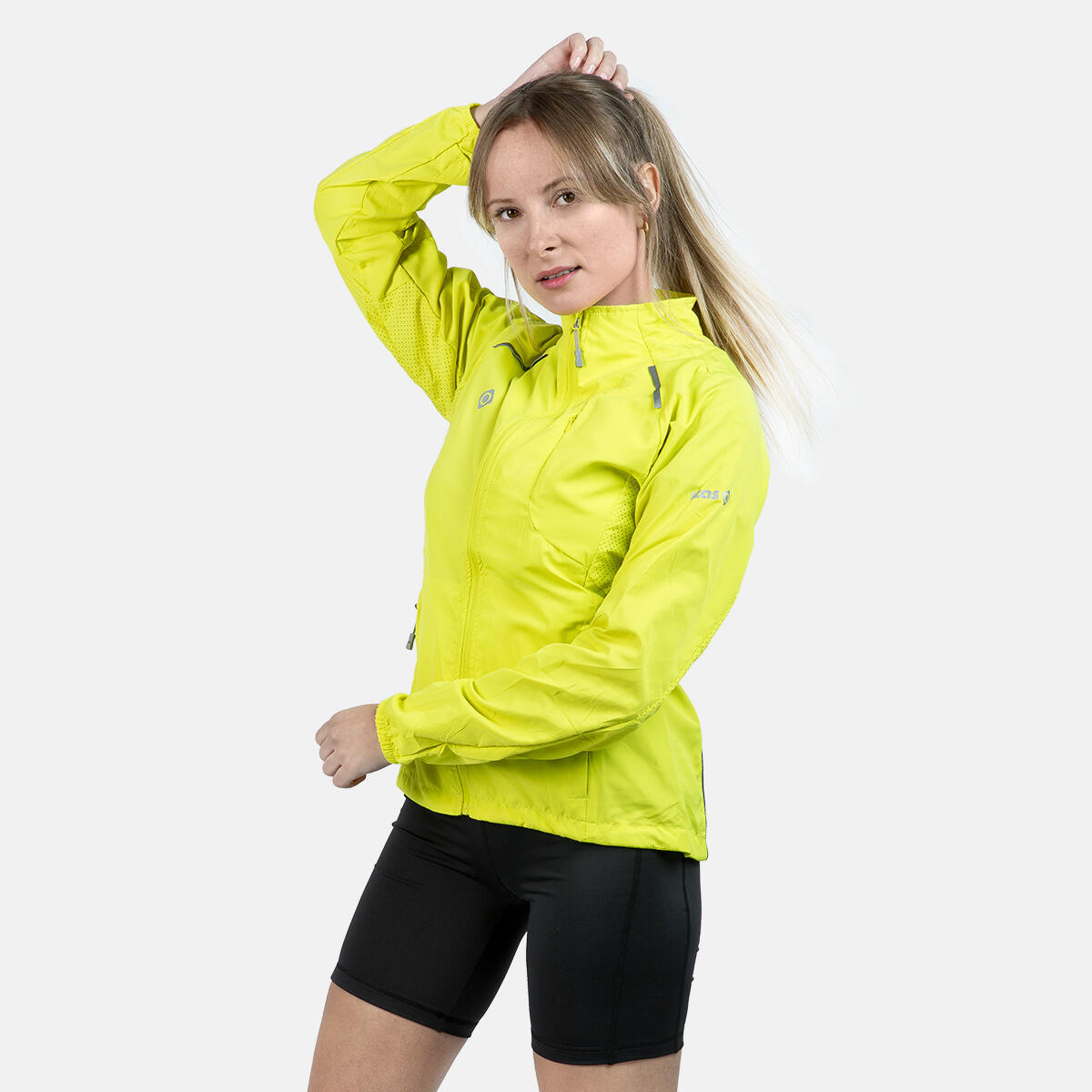 Chaqueta Running y trekking Mujer, repelente al agua y cortavientos ISONA Izas 2/5