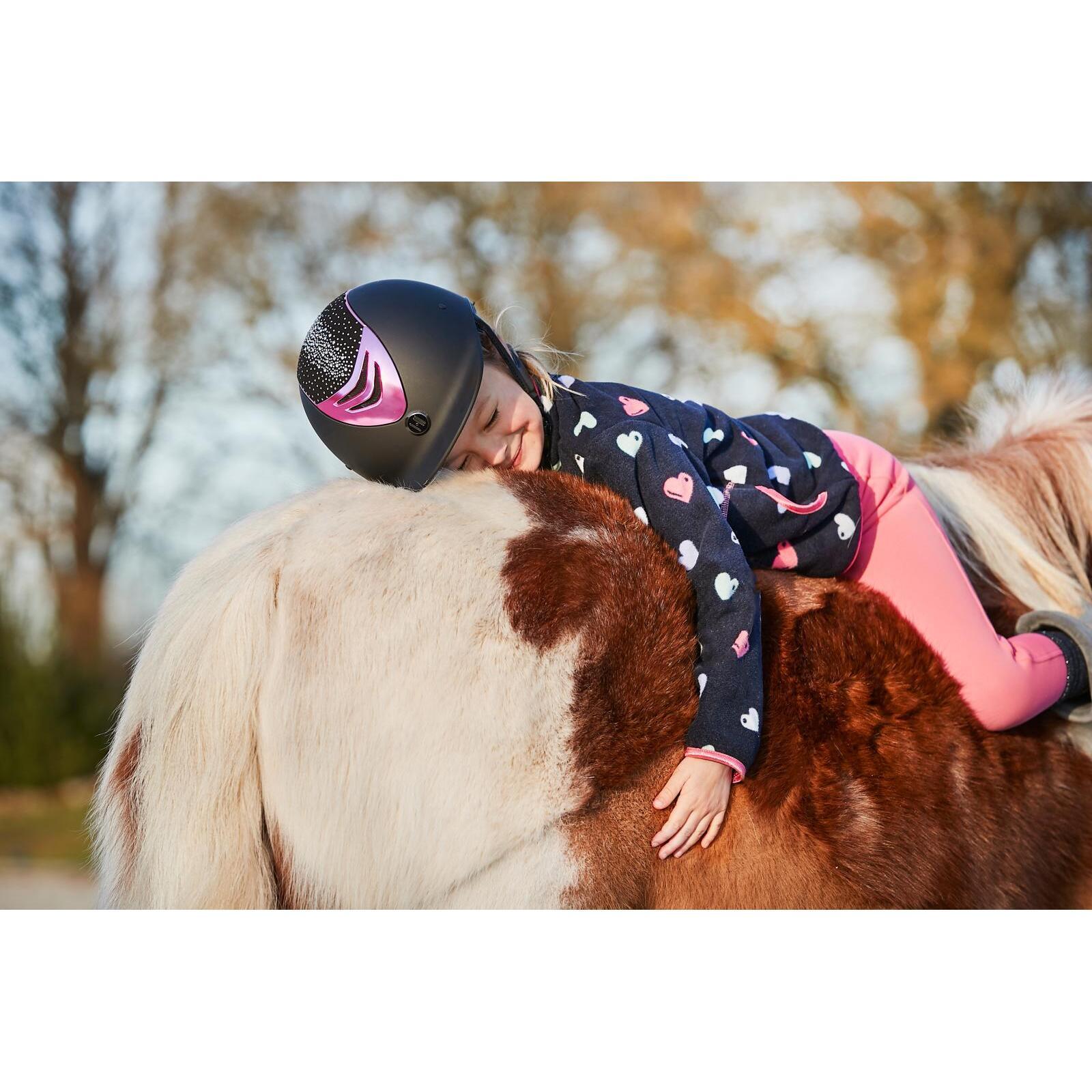 Reitleggings Full Grip, Mädchen Equipage Java 7/7