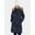 Jacheta de iarna Puppis Padded Jacket - albastru inchis femei