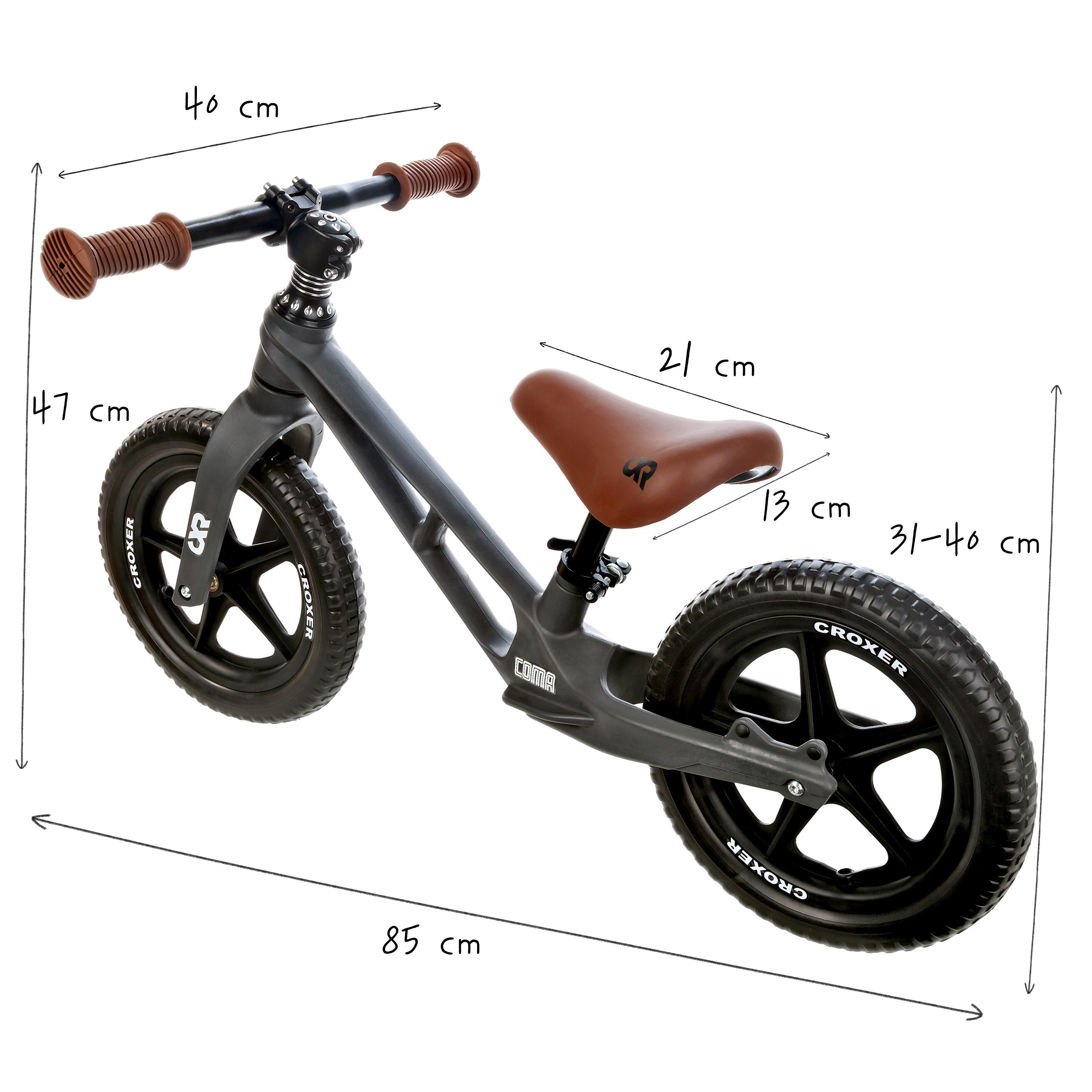 Bicicletta da fondo Coma Grigio/Marrone 5/7