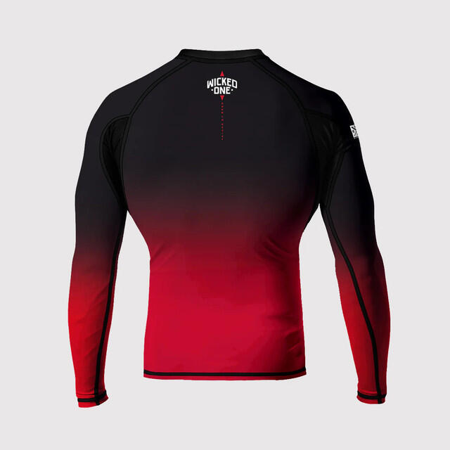 Rashguard - Ghost, schwarz und rot 2/3