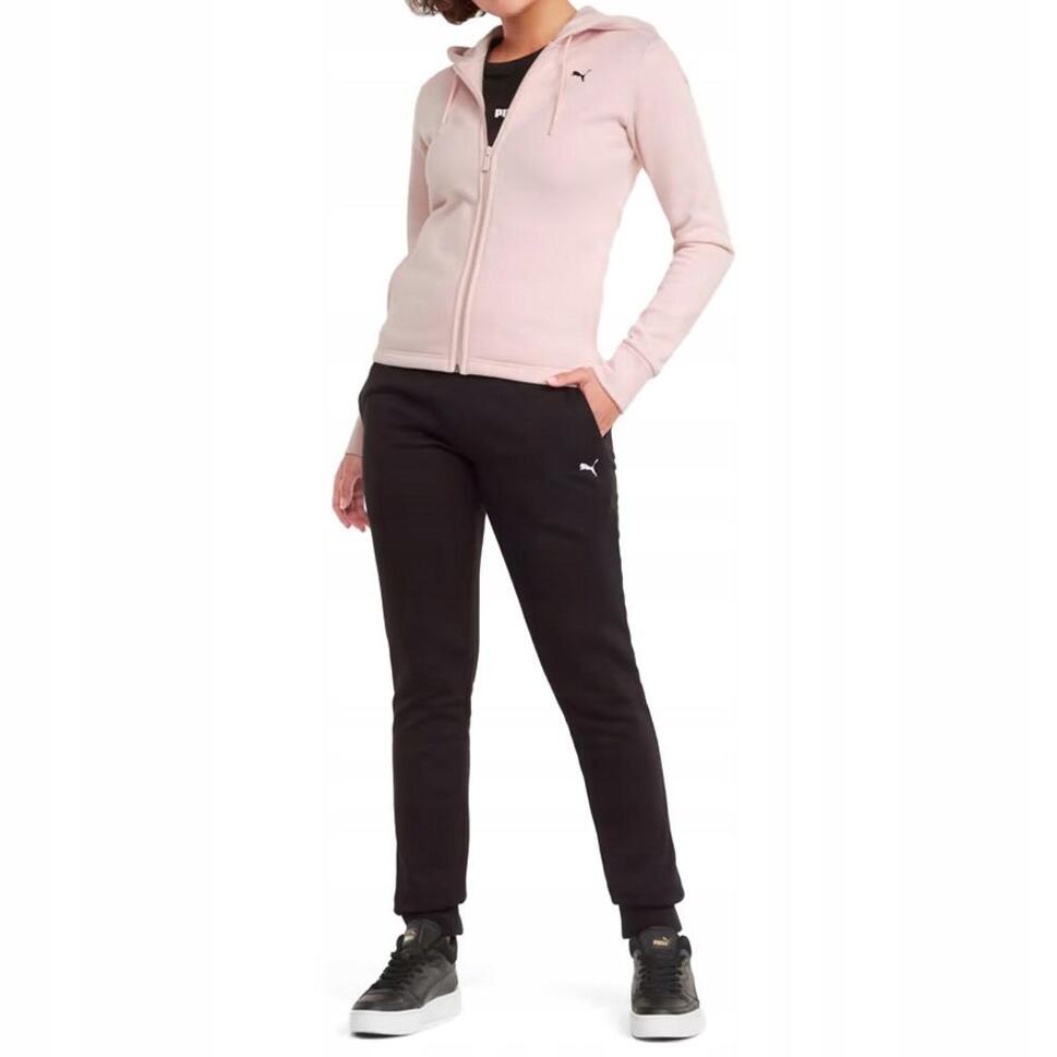 Dres damski komplet dresowy bawełniany Puma Classic Hooded Sweat Suit