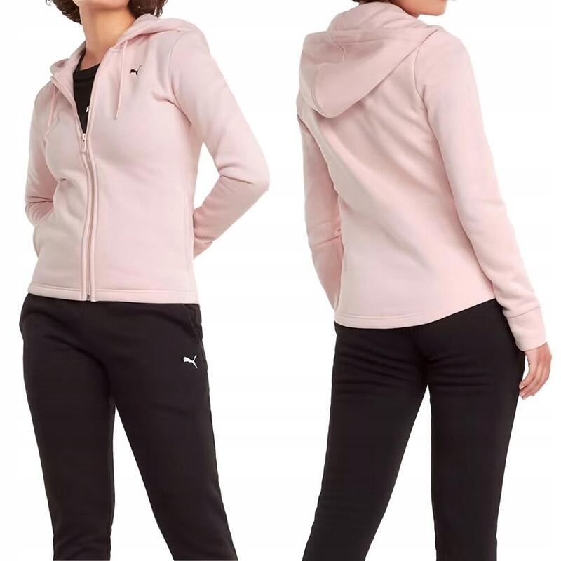 Dres damski komplet dresowy bawełniany Puma Classic Hooded Sweat Suit