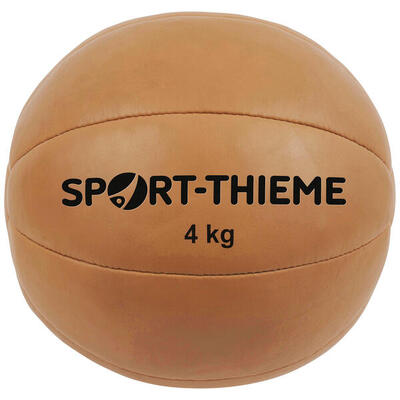 Medizinball Tradition 4 kg. ø 33 cm Gymnastik Unisex Natur