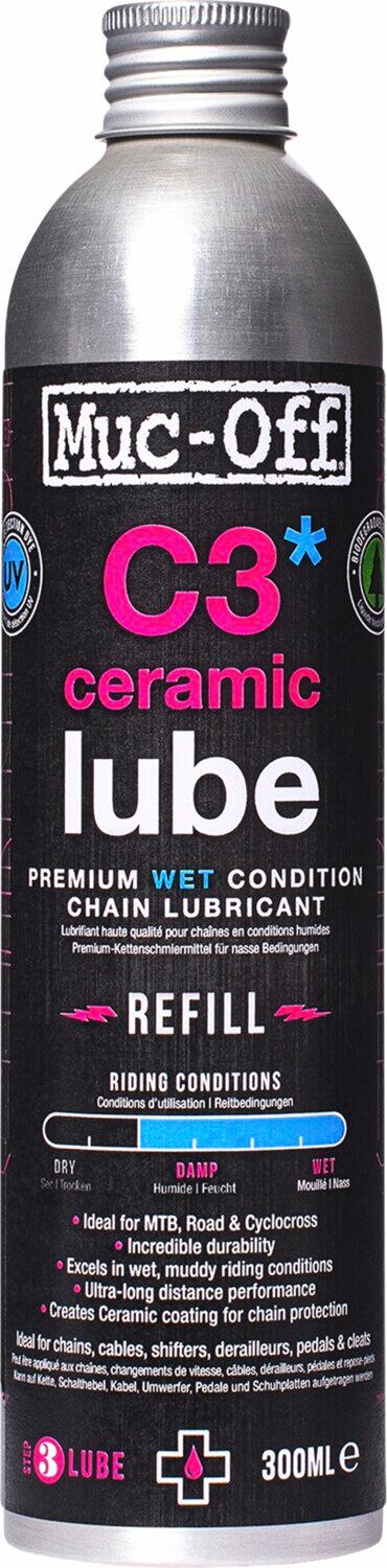 MUC-OFF Muc-Off C3 WET Ceramic Lube Navulfles 300ml