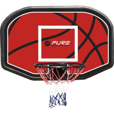 Basketbalbord 110x73 cm geschikt voor buiten geleverd met net en hoepel