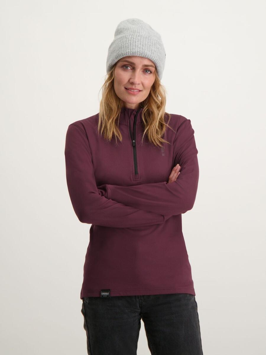 POEDERBAAS Skipullover für Damen Arctic Bordeaux