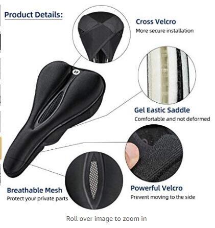 Housse de Selle Vélo ROCKBROS - Gel Silicone Épais ROCKBROS Housse de Selle Vélo ROCKBROS - Gel Silicone Épais ROCKBROS