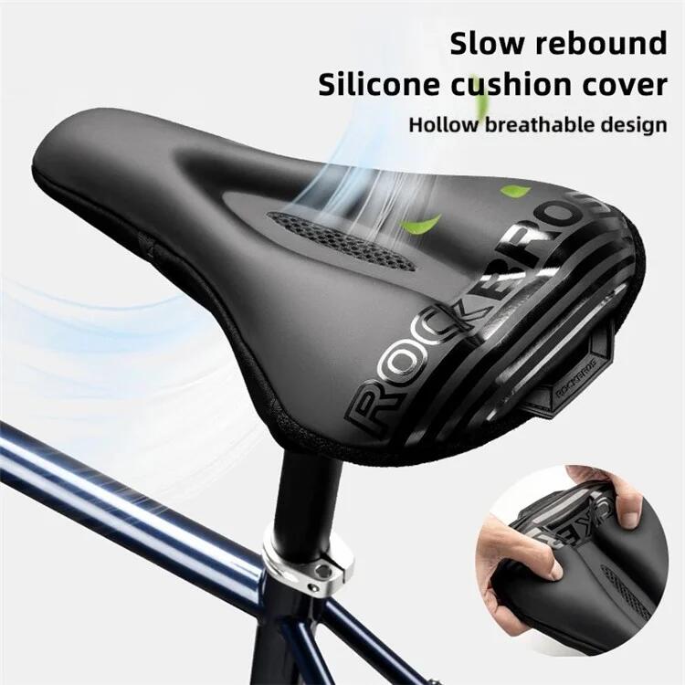 Sillín de bicicleta de silicona antichoque Rockbros 2/7