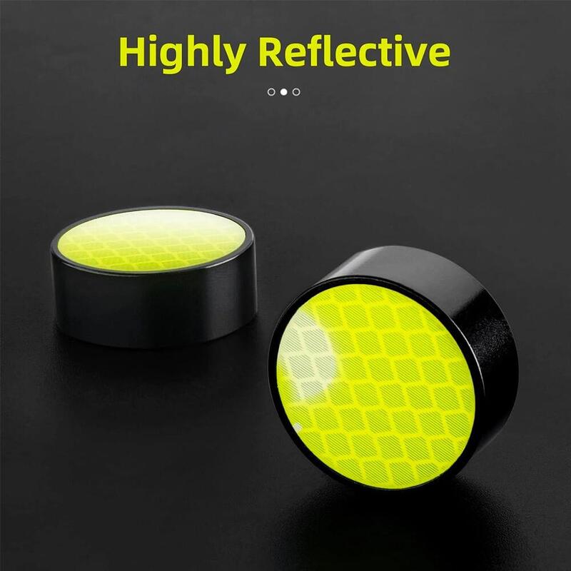 Mâner biciclete reflectorizant, amortizare vibrații, Negru