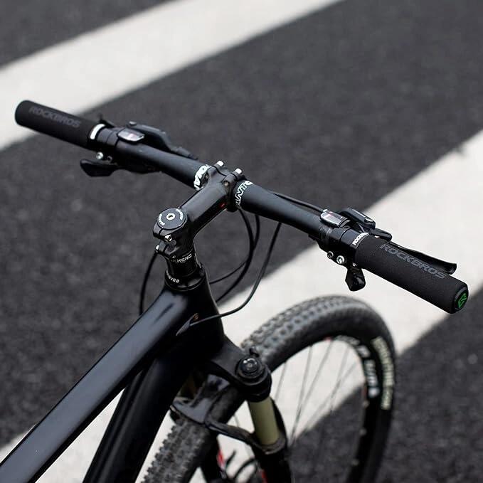 Coppia di impugnature per bicicletta in spugna - nero 6/7