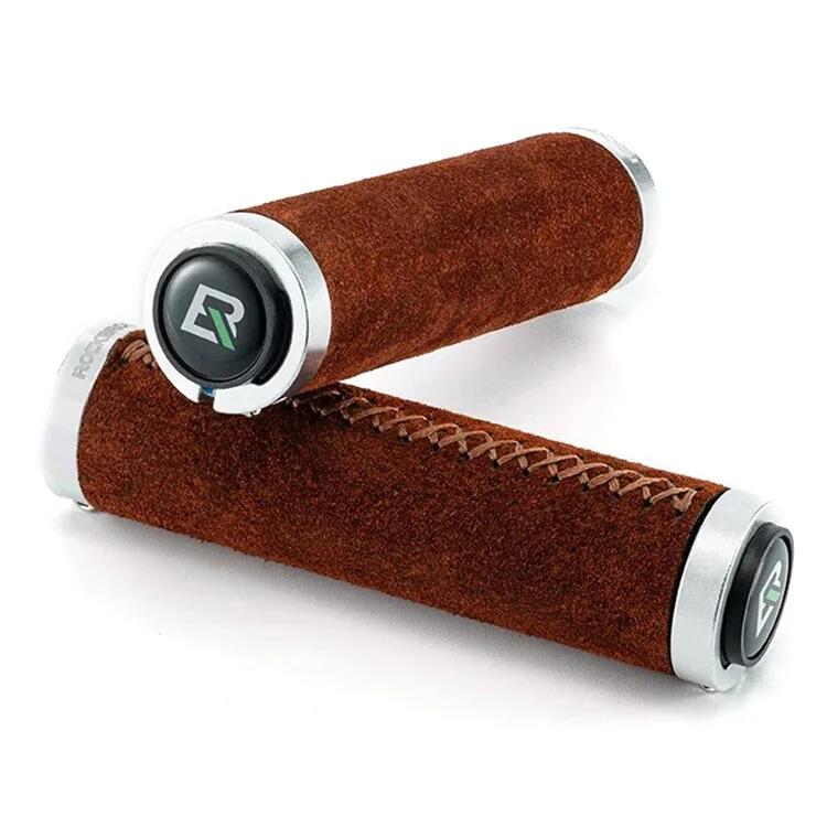 ROCKBROS Rukojeti na řídítka kola z pravé kůže