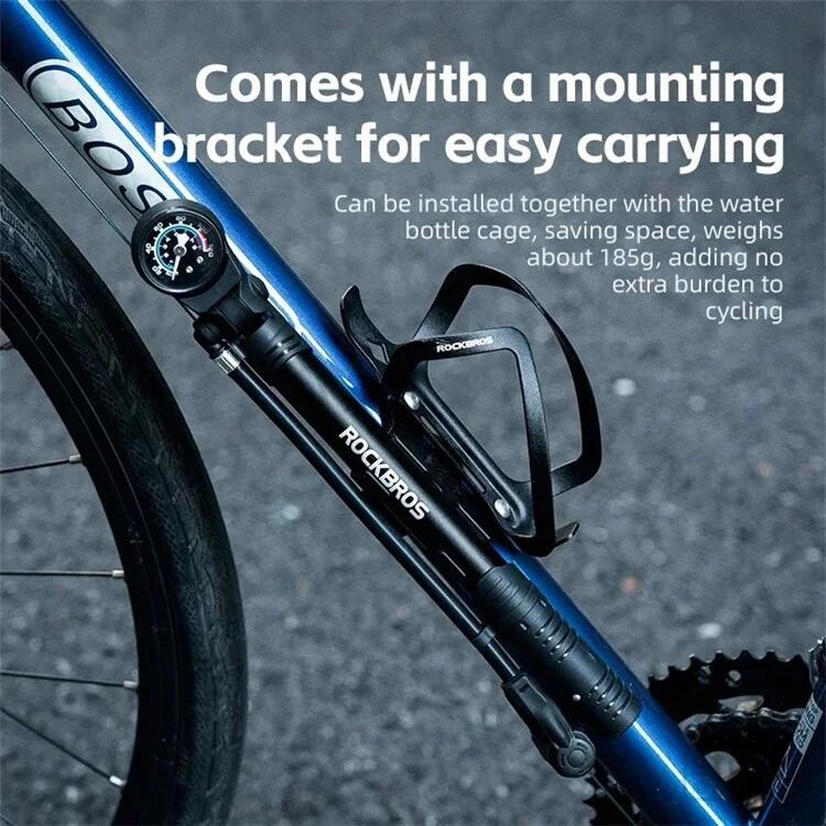 Pompa per bicicletta con manometro 5/7