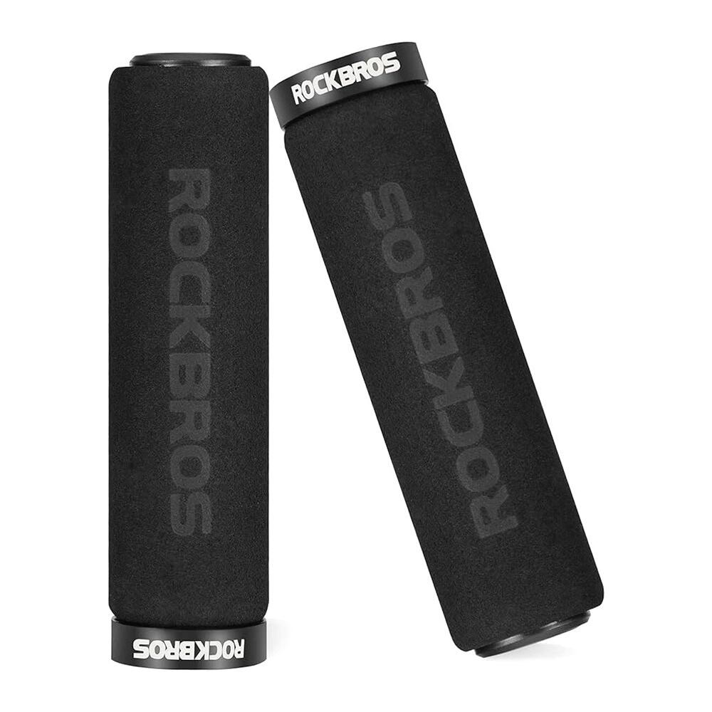 Sponge Bike Handlebar Grips - Black