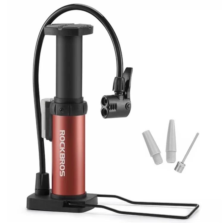 Mini bomba de pé alta pressão 100 psi para bicicleta