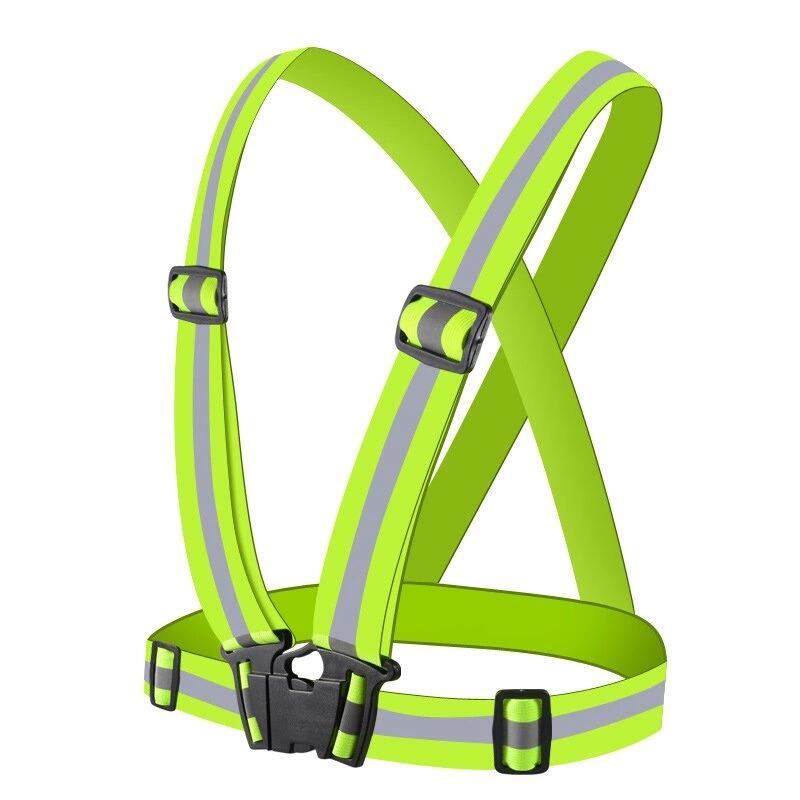 HURTEL Arnés reflectante ajustable - amarillo