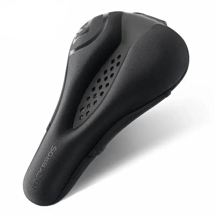 ROCKBROS Sella da mountain bike antiurto e spessa in silicone