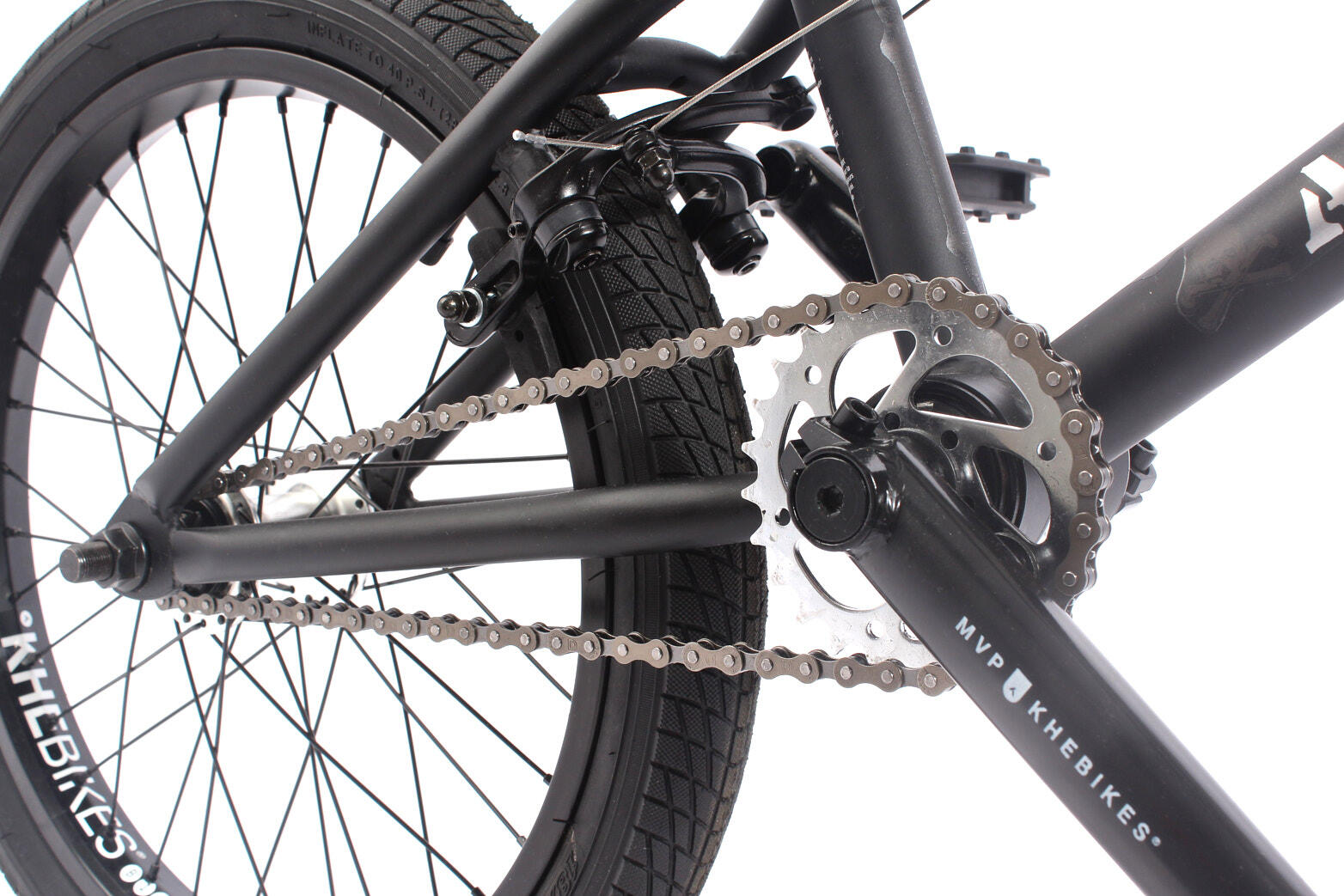 BMX FIETS ARSENIC KINDEREN ZWART 10,1KG 18 INCH KHEBIKES 6/9
