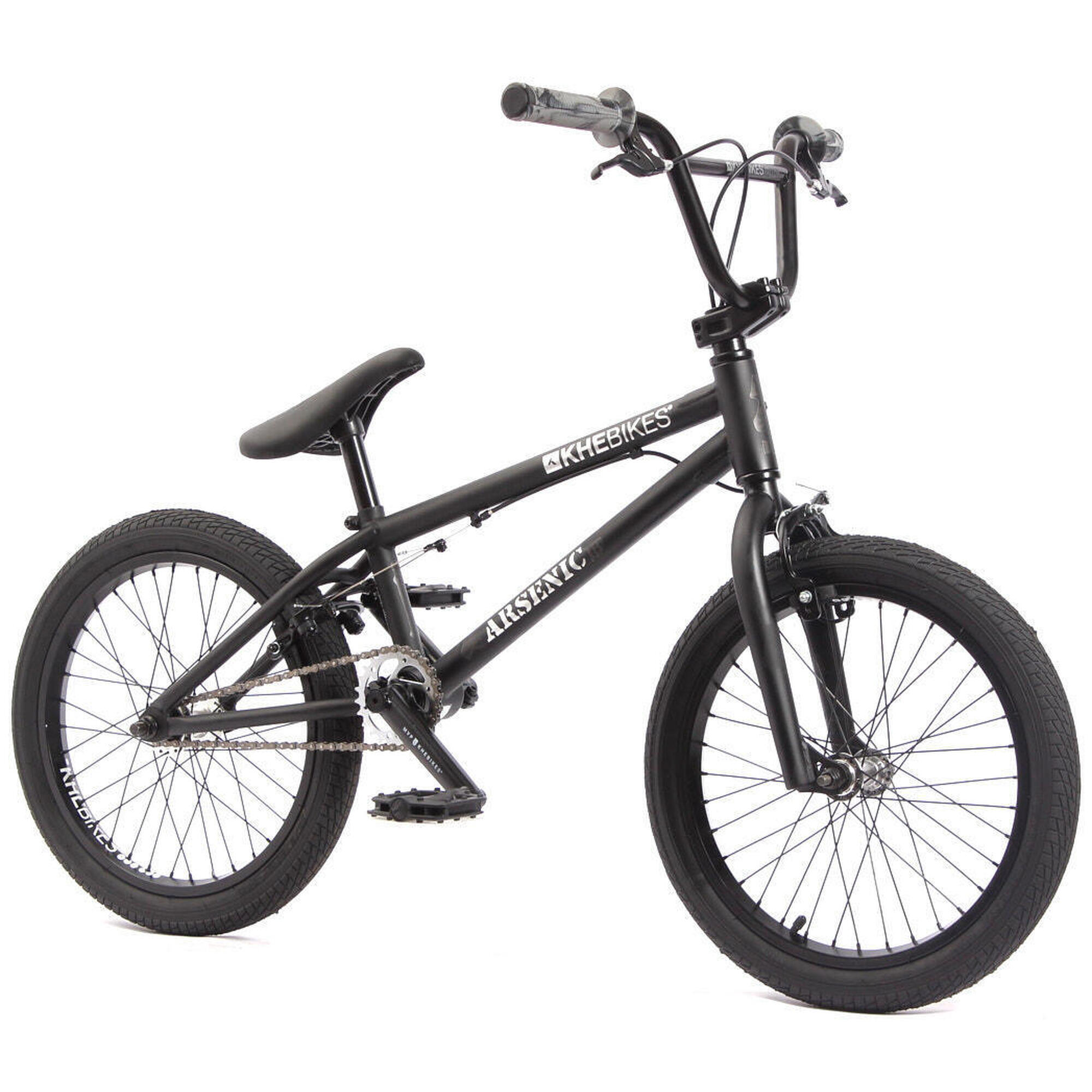 Rower Bmx Arsenic Dzieci Czarny 10,1Kg 18 Cali Khebikes