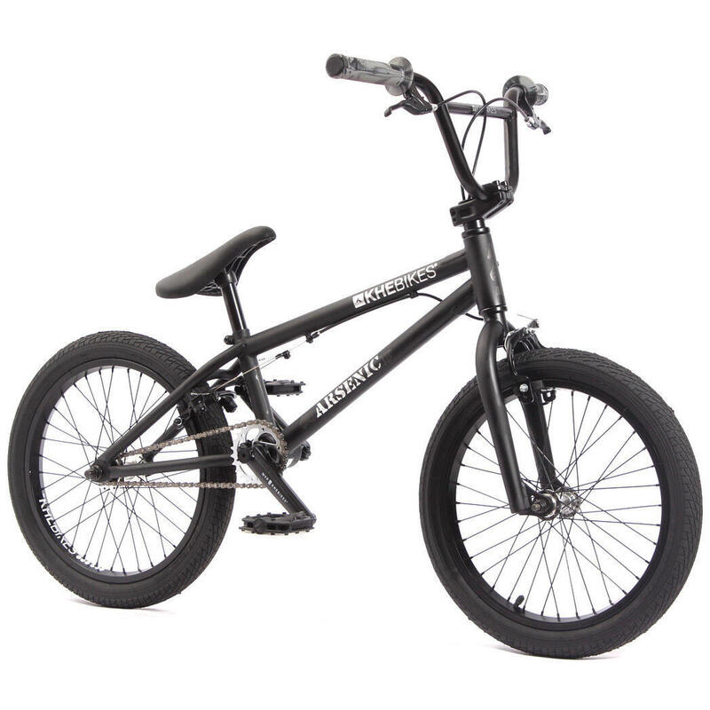 BMX BICICLETA ARSENIC CRIANÇAS PRETO 10,1KG 18 CALI KHEBIKES