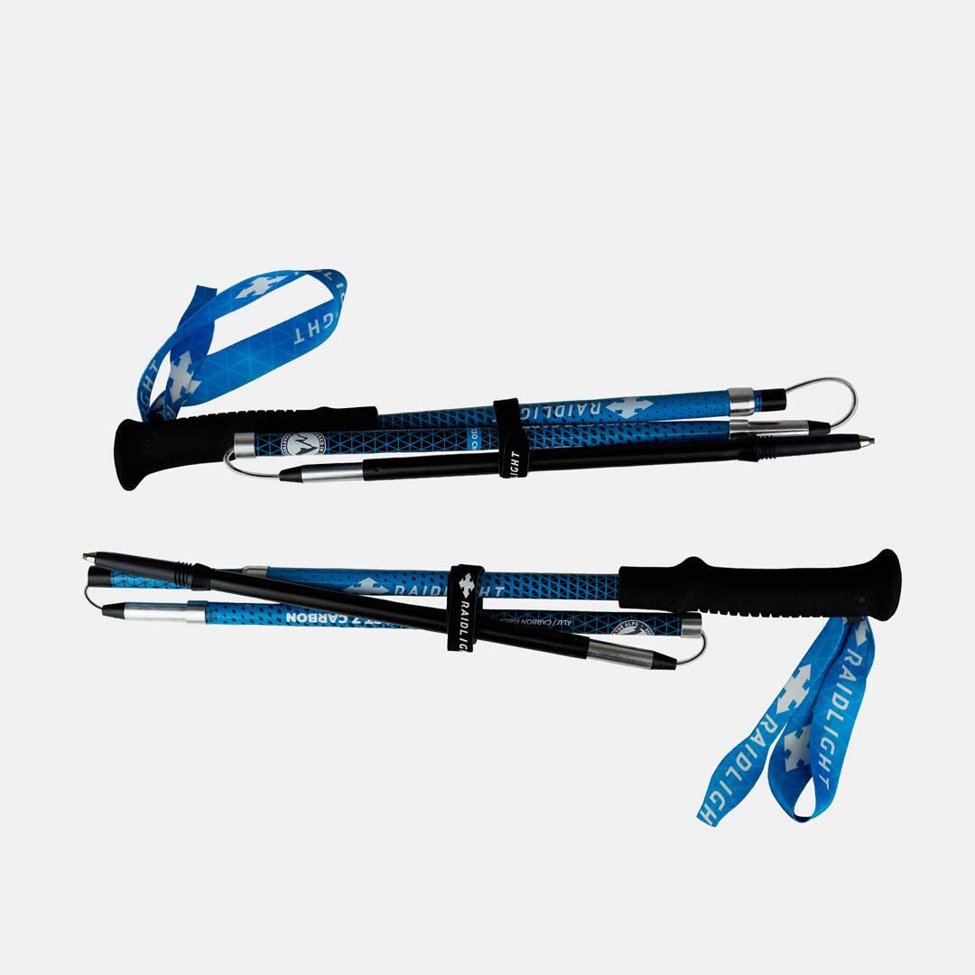 Raidlight "Compact-Z", bastoni da trail pieghevoli in carbonio 3/5