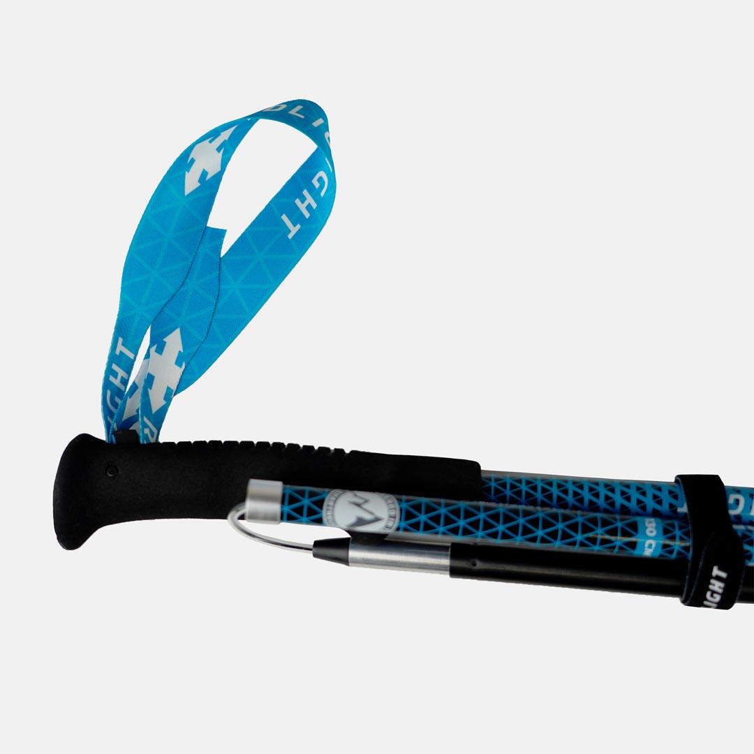 Raidlight "Compact-Z", bastoni da trail pieghevoli in carbonio 4/5