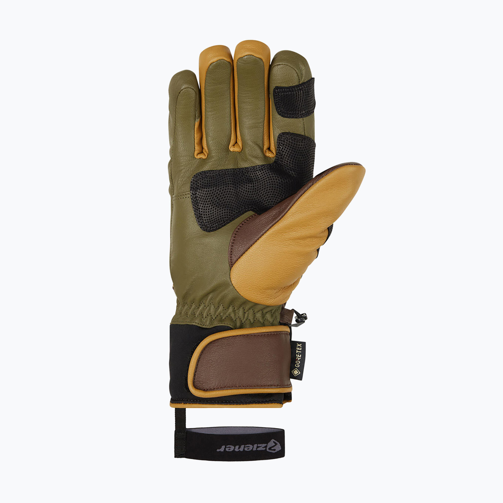 Guantes de esquí para hombre ZIENER Guard GTX + Gore Grip PR 3/4