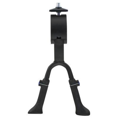 M-wave standaard dubbele poot aluminium 24 - 28 inch zwart