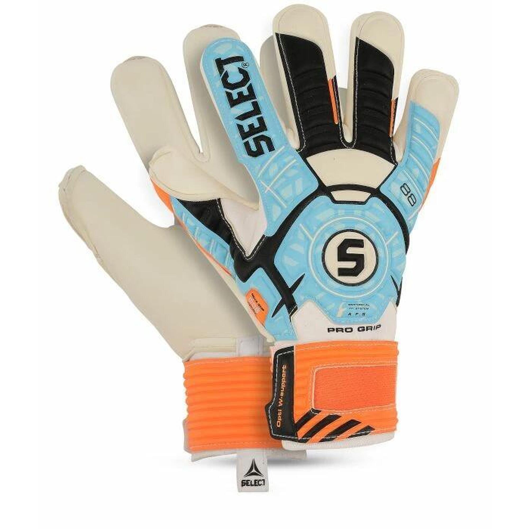 GANTS DE GARDIEN 88 PRO GRIP lightblue/orange/black 11