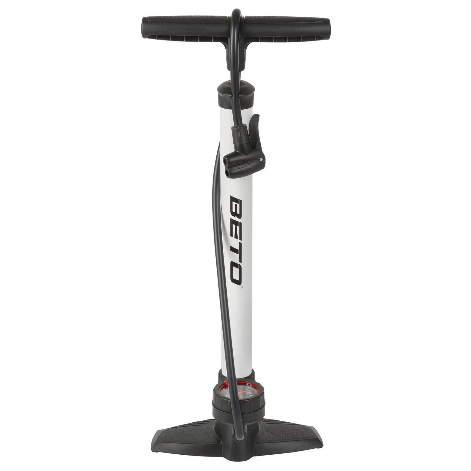 Beto FIETSPOMP HOGE DRUK STAAL WIT ZWART 11 BAR 1/1