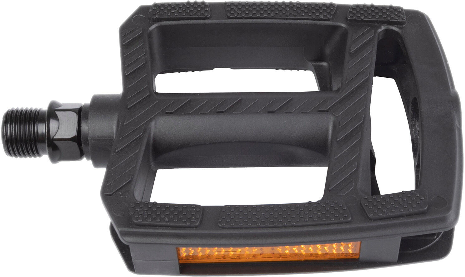 M-Wave Pédales Steady Flat 2 plastique noir 2/5