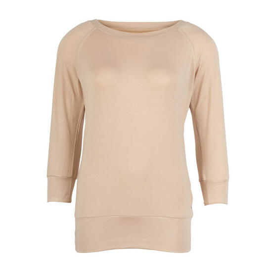 Yamadhi Casual ¾ Yoga Longsleeve, caramel beige L