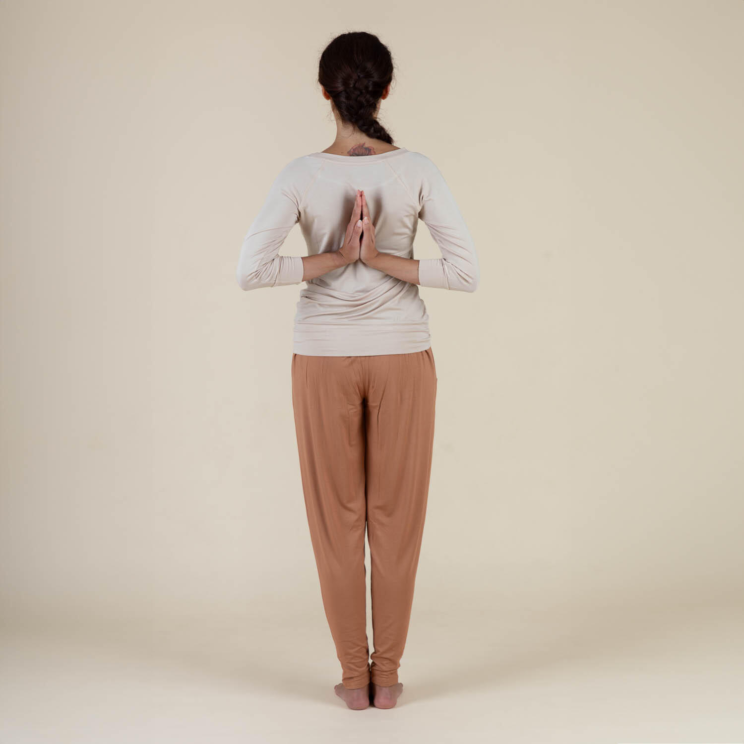 Yamadhi Casual ¾ Yoga Longsleeve, caramel beige S 4/5
