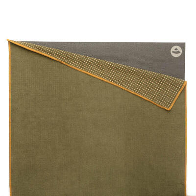 Yogatuch GRIP ² Yoga Towel mit Antirutschnoppen lodengrün