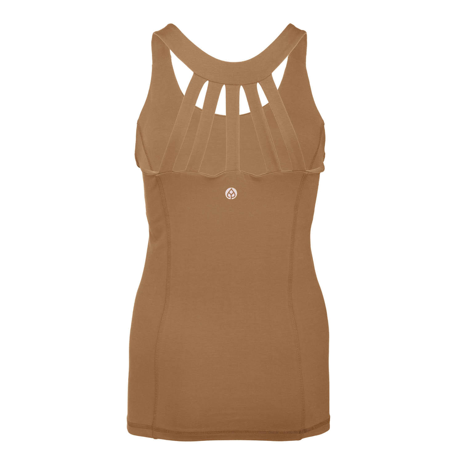 Yamadhi Yoga String Top, Bio-Baumwolle, toffeebraun S 2/6