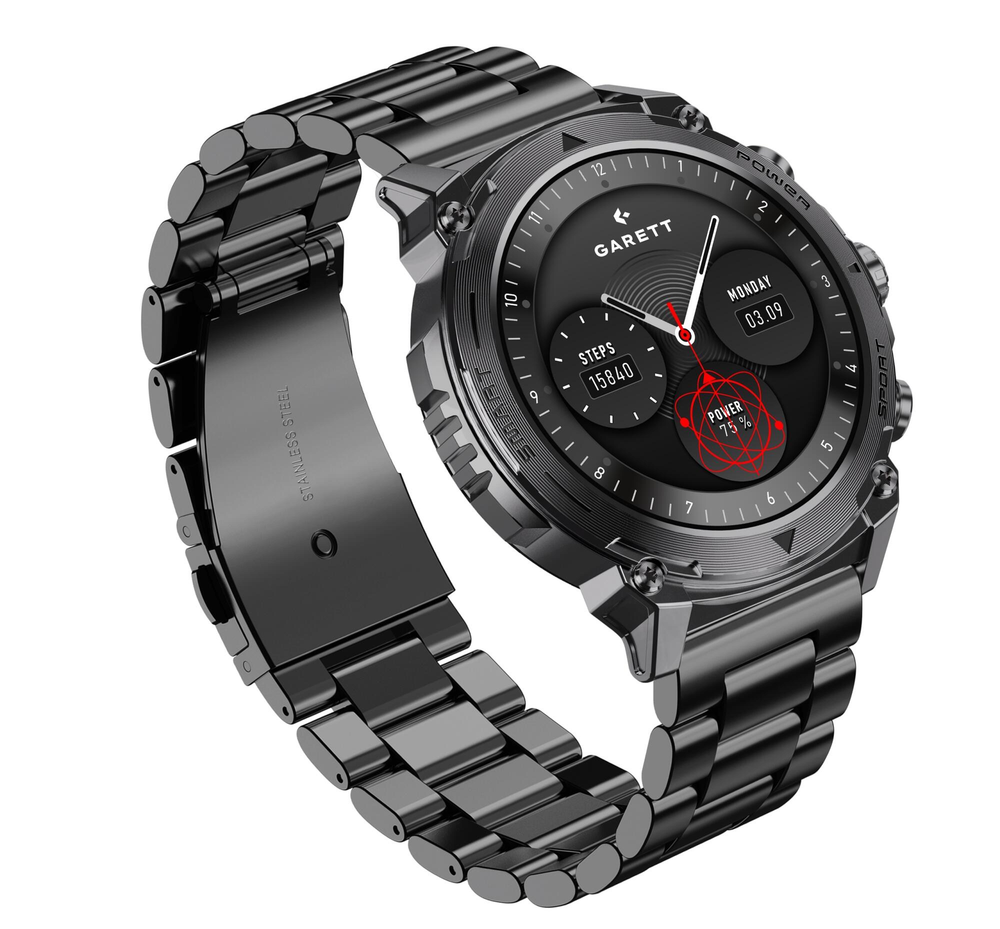 Smartwatch Garett Atom stalowy 2/7
