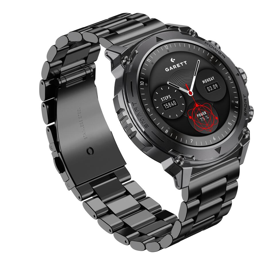 Smartwatch Garett Atom stalowy
