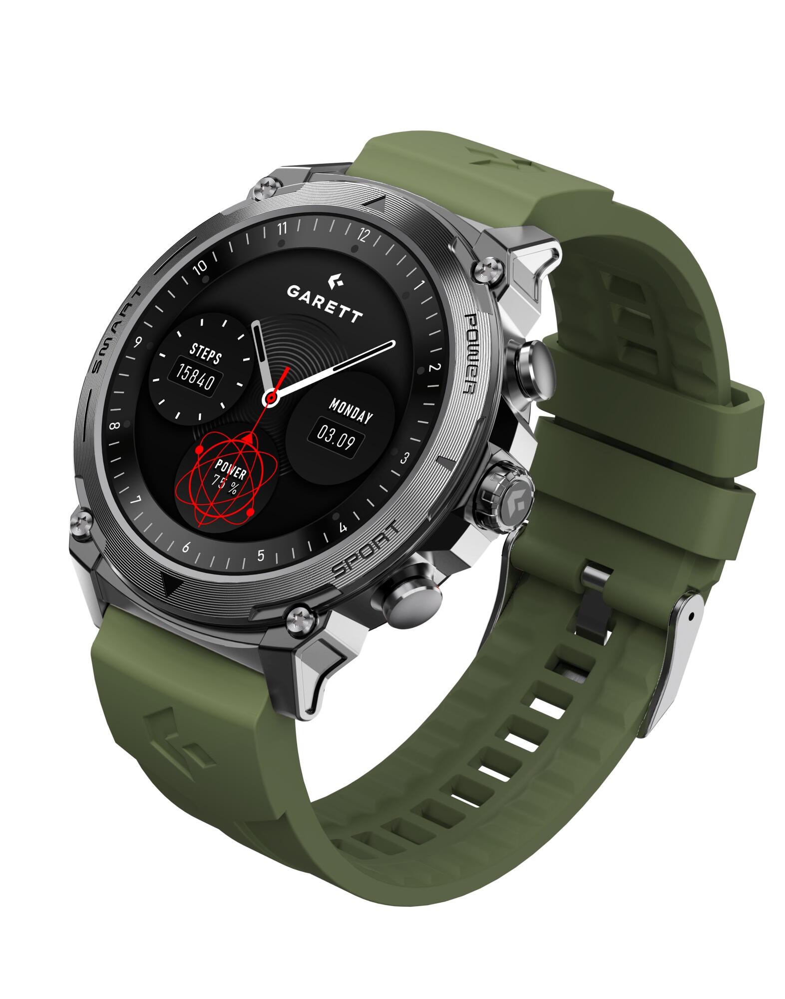 Smartwatch Garett Atom stalowy 6/7