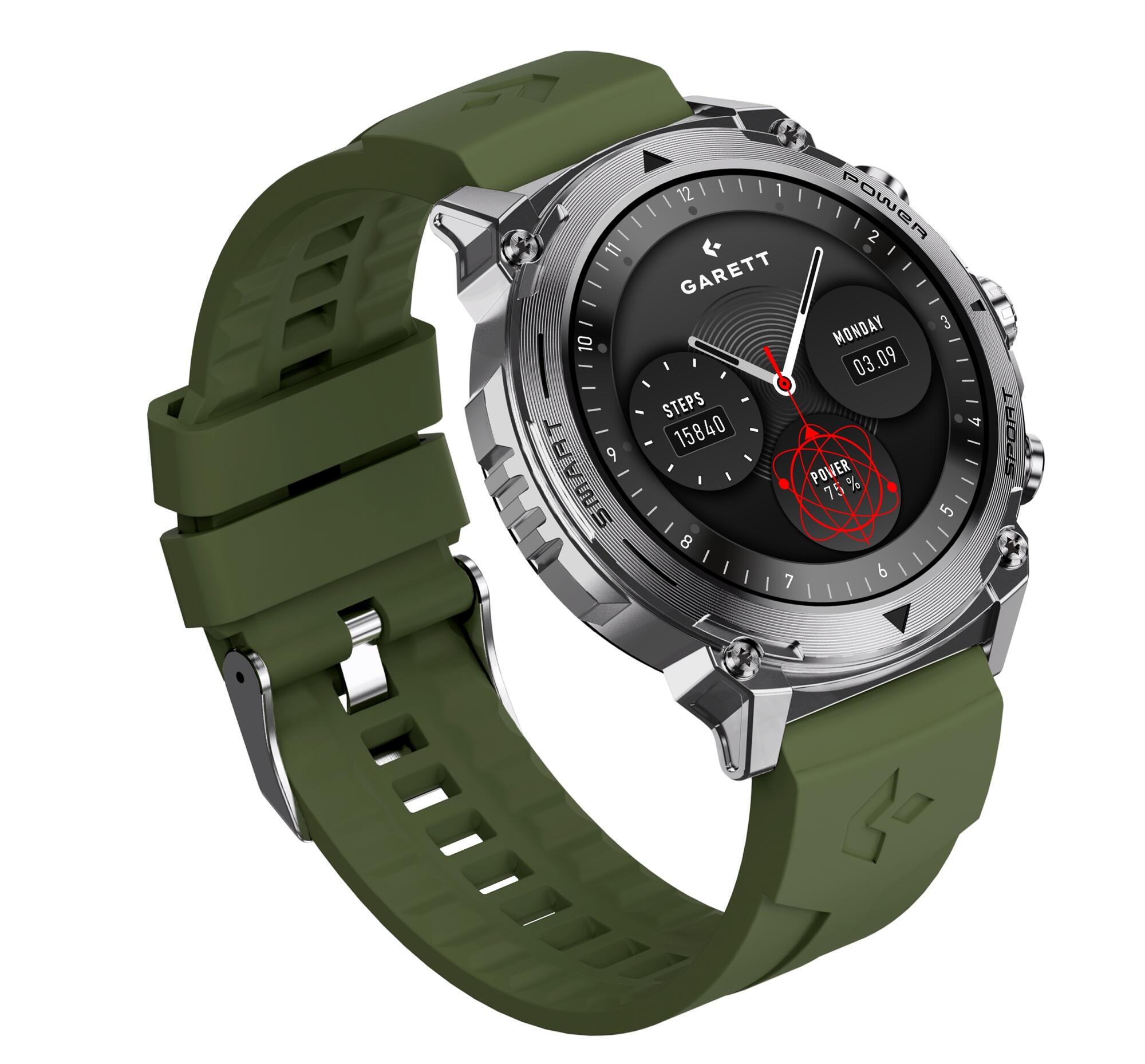 Smartwatch Garett Atom stalowy 7/7