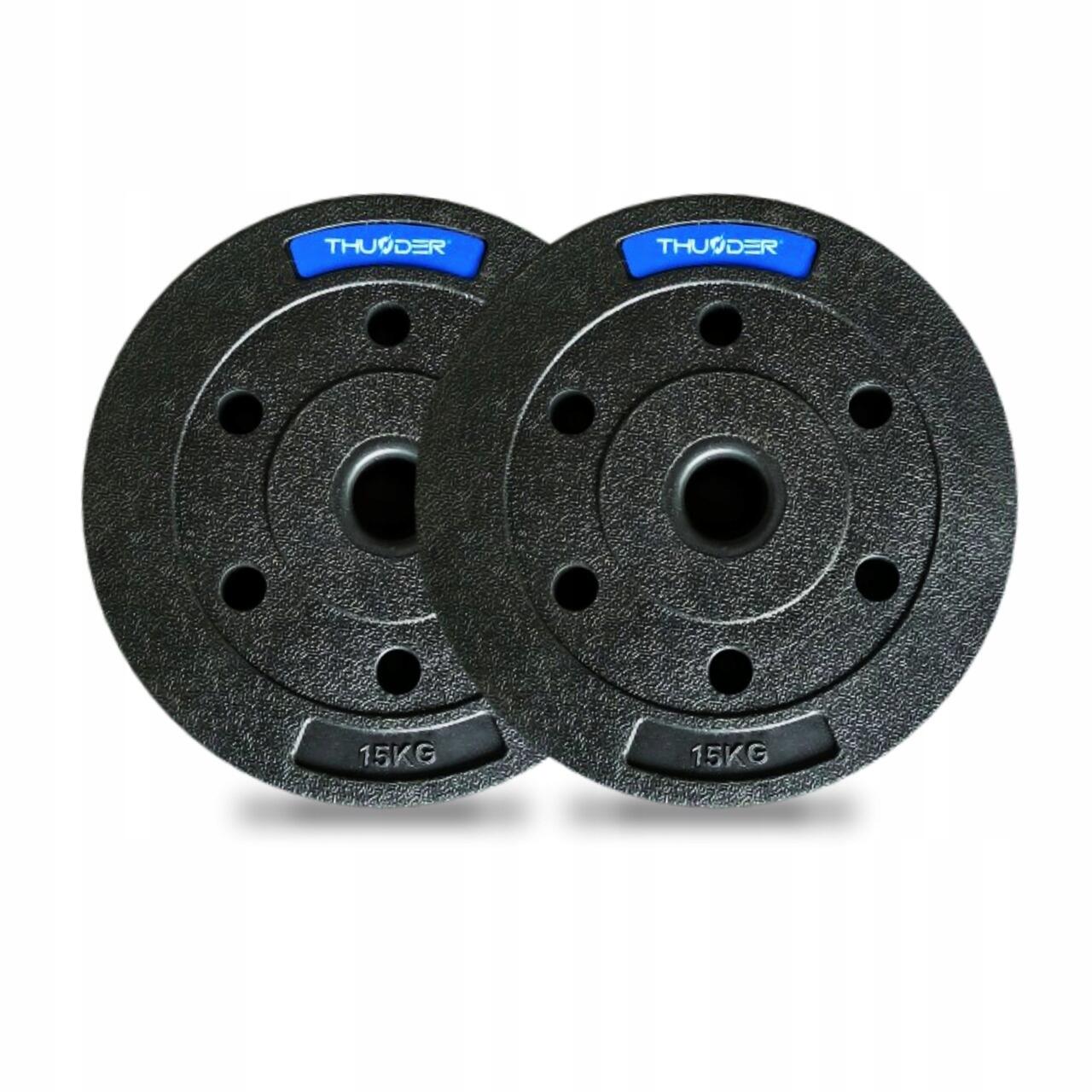 THUNDER Composite gewichten set Thunder SET-B-12-30KG (2x15kg)