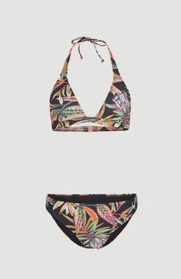 O'neill o'neill zwemkledij marga - rita bikini set dames black tropical flower