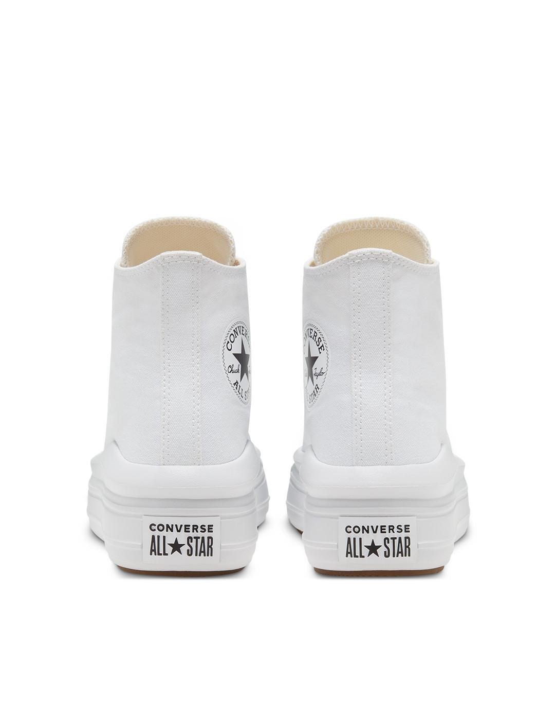 Zapatillas Converse Chuck Taylor All Star Move High Top blanco 5/7