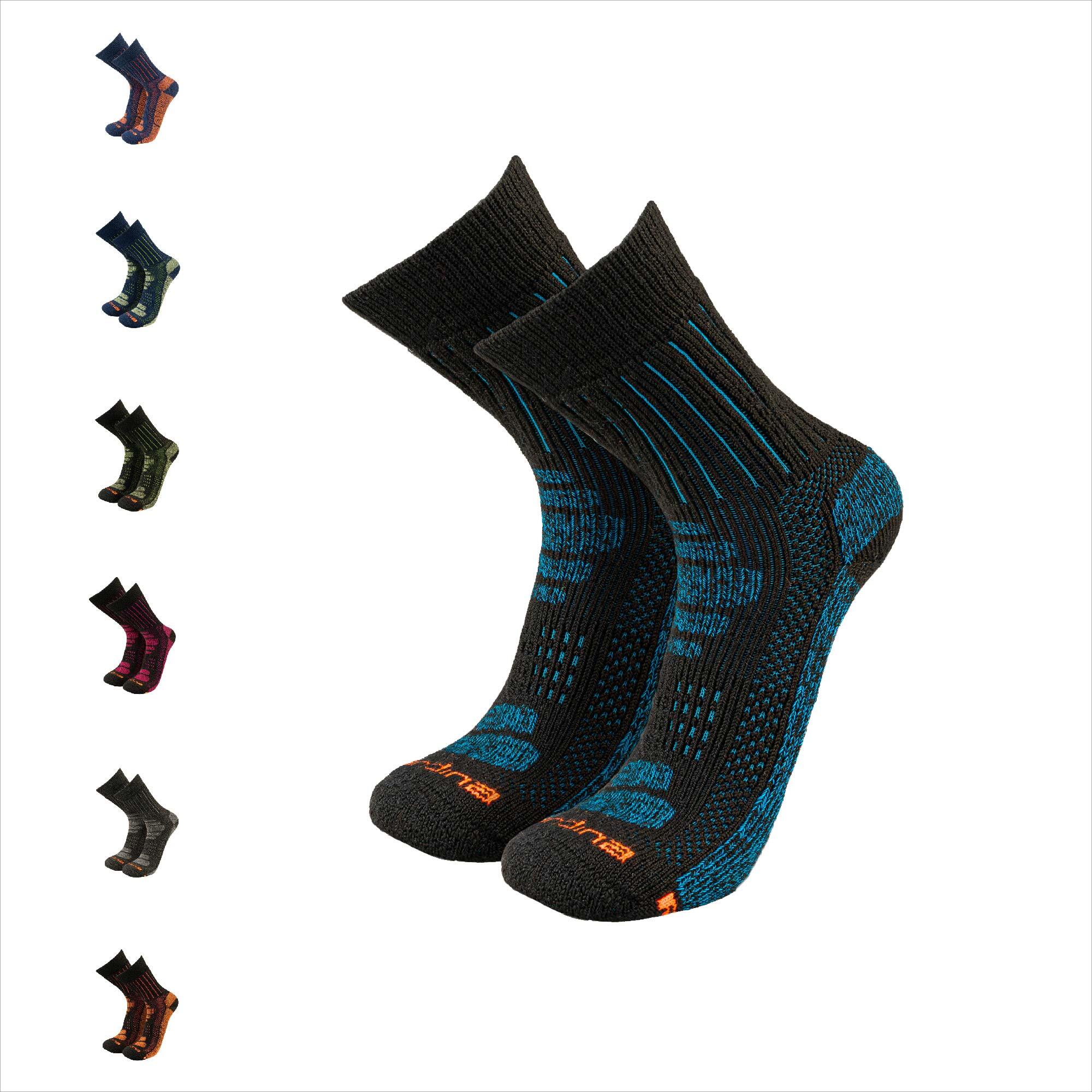 ANDINA OUTDOORS Calze da escursionismo in alpaca merino da alpinismo con imbottitura extra forte