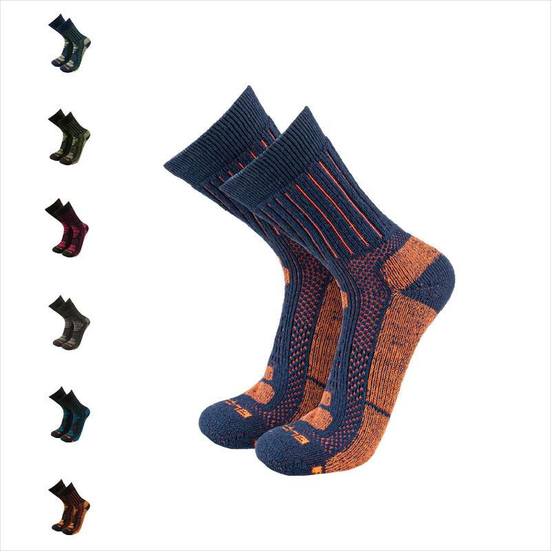 Alpaga Mérinos Chaussettes de randonnée, d'alpinisme à rembourrage extra fort