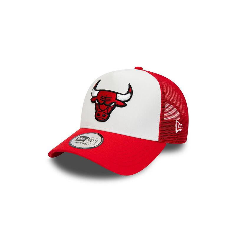 New Era Team Color Block Trucker Chicago Bulls baseballpet voor heren